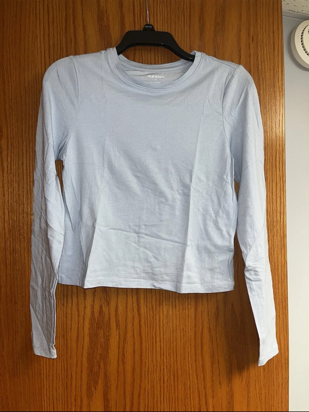 Old Navy Pale Blue Long Sleeve Crewneck Tee